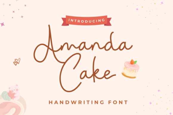 Amanda Cake: A Handwritten Font That Elevates Digital Branding