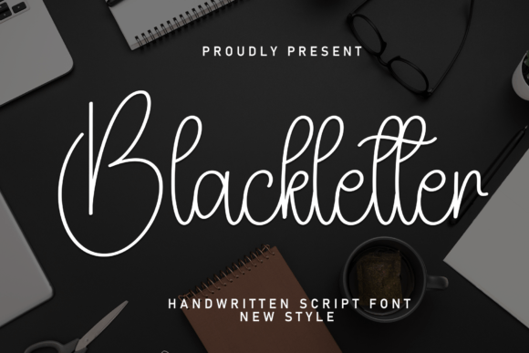 Blackletter: A Refined Script Typeface for Digital Branding