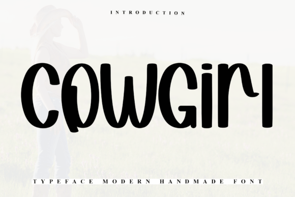 Cowgirl Font: A Handwritten Script for Editorial Charm