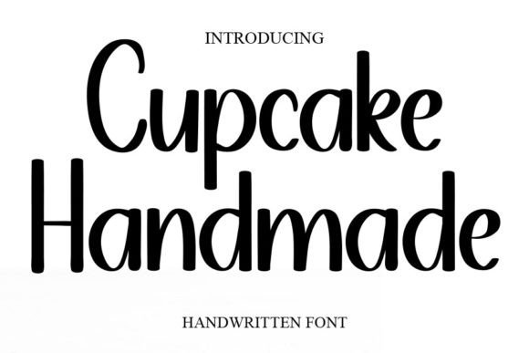 Cupcake Handmade: A Handwritten Font That Feels Like a Signature