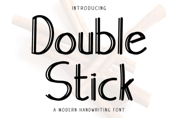 Double Stick: A Handwritten Script Font for Editorial Charm