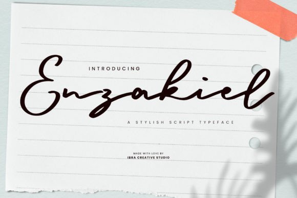 Enzakiel: A Script Font That Elevates Campaign Headlines