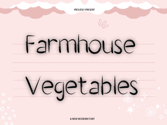 Farmhouse Vegetables: A Sweet, Friendly Typeface for Thoughtful Design