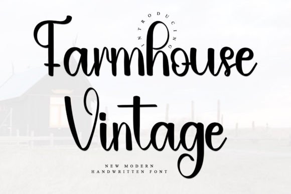 Farmhouse Vintage: A Handwritten Font That Builds Brand Warmth