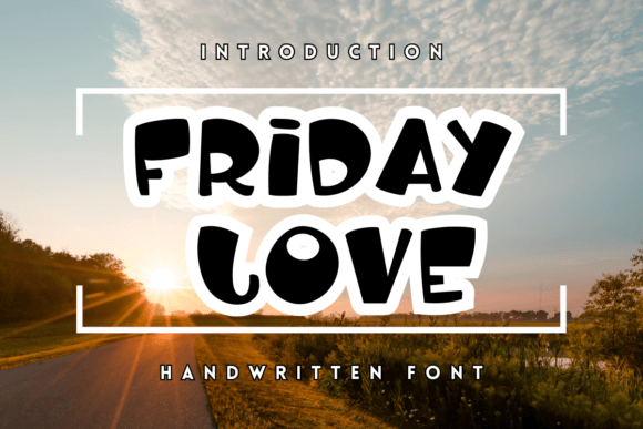 Friday Love Handwritten Font for Crafters & Sellers
