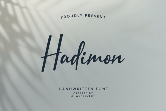Hadimon: A Refined Script Font for Digital Branding