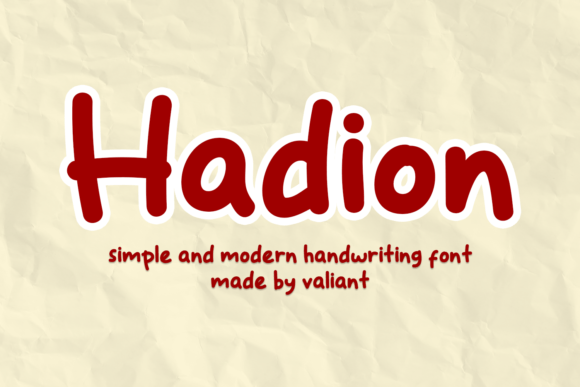 Hadion: A Modern Handwritten Font for Scroll-Stopping Campaigns