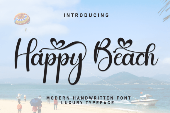 Happy Beach: A Handwritten Font That Feels Like Sunlight on Paper