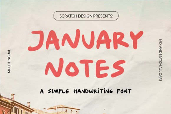 January Notes: A Handwritten Font That Feels Like Home