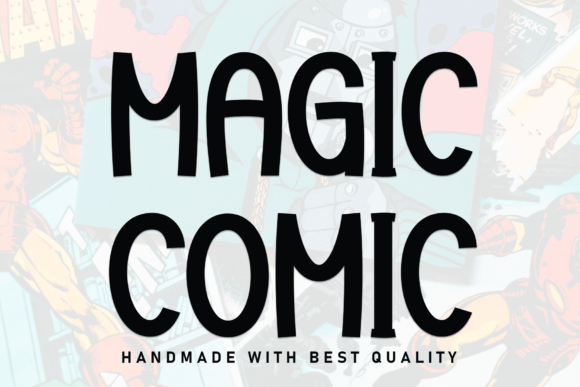 Magic Comic: A Refined Script Font for Editorial Design