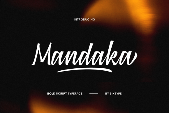 Mandaka Font: Bold, Retro-Inspired Confidence for Your Brand