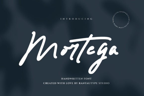 Mortega: A Thoughtful Script Font for Editorial Moments