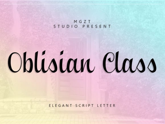 Oblisian Class: A Script Font That Elevates Real Small Business Branding