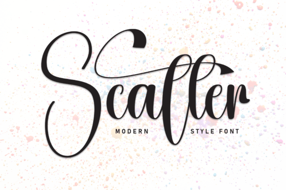 Scatter: A Timeless Handwritten Font for Authentic Branding