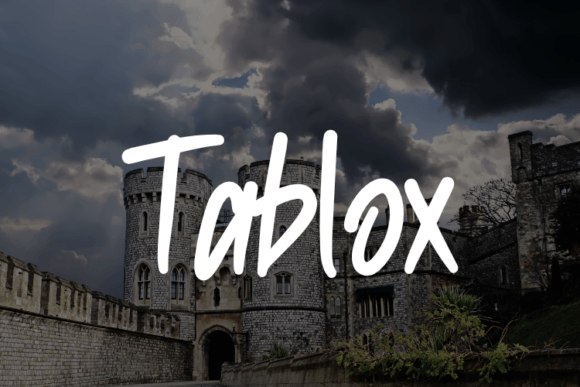 Tablox: A Premium Script Font for Handmade Brands