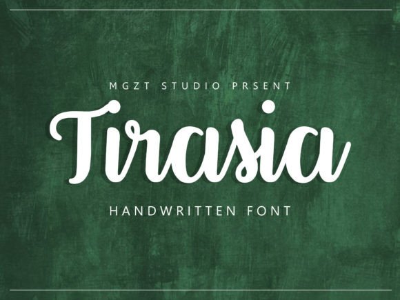 Tirasia: A Handwritten Script Font That Elevates Real Small Business Branding
