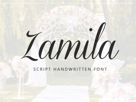 Zamila Font: Elegant Script for Digital Branding